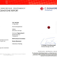 3.24 Ct. Ruby from Burma (Myanmar) Scan Report
