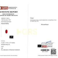 4.14 Ct. Ruby from Mozambique Scan Report