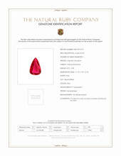 2.08 Ct. Ruby from Mozambique Scan Report
