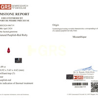 2.09 Ct. Ruby from Mozambique Scan Report