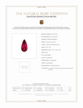 2.09 Ct. Purplish Red Ruby from Mozambique Scan Report
