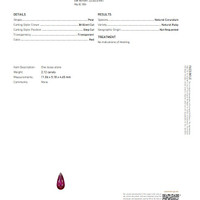 2.12 Ct. Ruby from Mozambique Scan Report