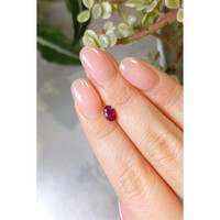 0.66 Ct. Ruby from Mozambique Life Style