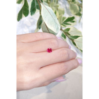 0.86 Ct. Ruby from Mozambique Life Style