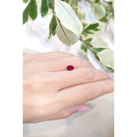 0.93 Ct. Ruby from Mozambique Life Style