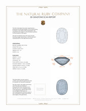 1.07 Ct. Ruby from Mozambique 3 D Scan Report