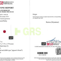 2.07 Ct. Ruby from Burma (Myanmar) Scan Report