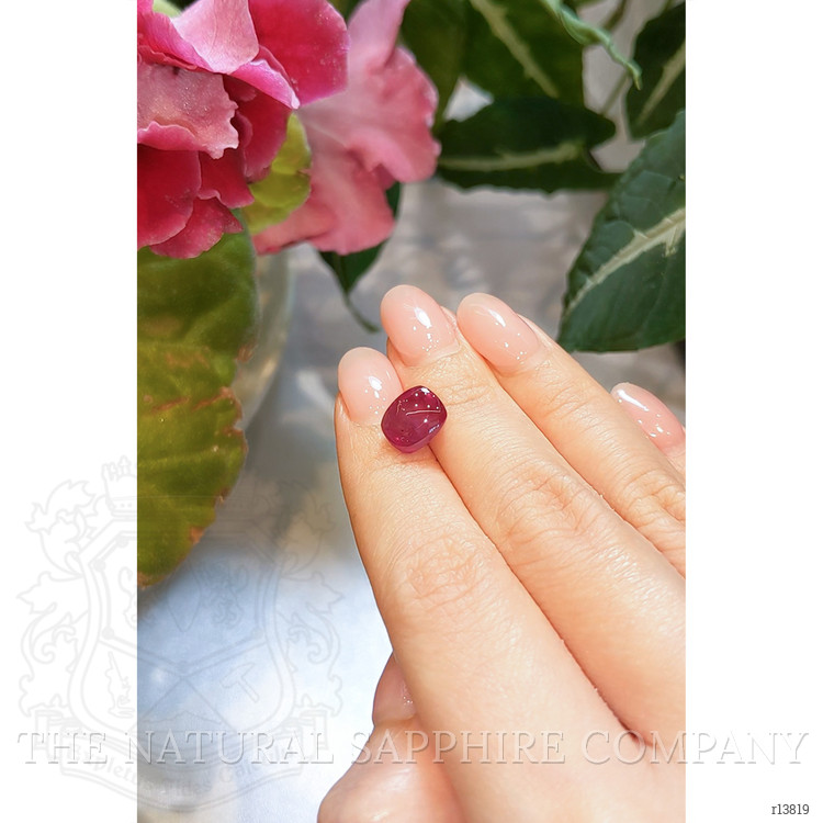 5.67 Ct. Cabochon Ruby from Burma (Myanmar)