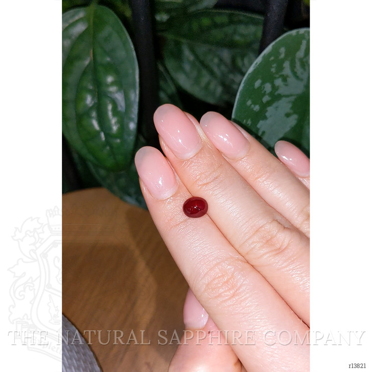 1.98 Ct. Cabochon Ruby from Burma (Myanmar)