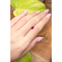 0.59 Ct. Ruby from Mozambique Life Style
