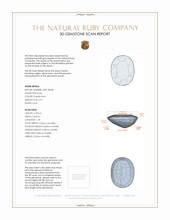 0.67 Ct. Ruby from Mozambique 3 D Scan Report