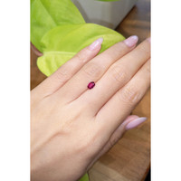 0.49 Ct. Ruby from Mozambique Life Style