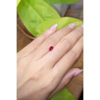 0.67 Ct. Ruby from Mozambique Life Style