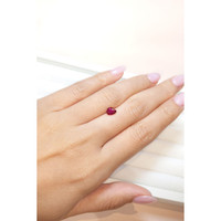 0.61 Ct. Ruby from Mozambique Life Style