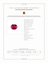 0.46 Ct. Ruby from Mozambique Scan Report