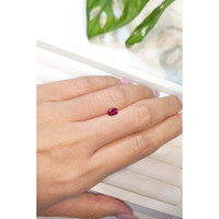 0.57 Ct. Ruby from Mozambique Life Style