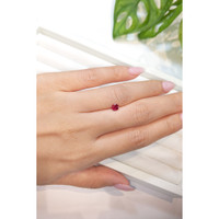 0.46 Ct. Ruby from Mozambique Life Style