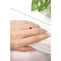 0.47 Ct. Ruby from Mozambique Life Style