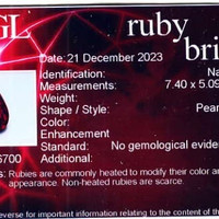 1.04 Ct. Ruby from Mozambique Scan Report