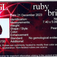 1.04 Ct. Ruby from Mozambique Scan Report