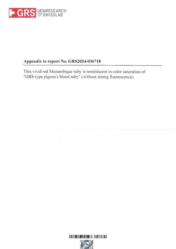 2.11 Ct. Ruby from Mozambique