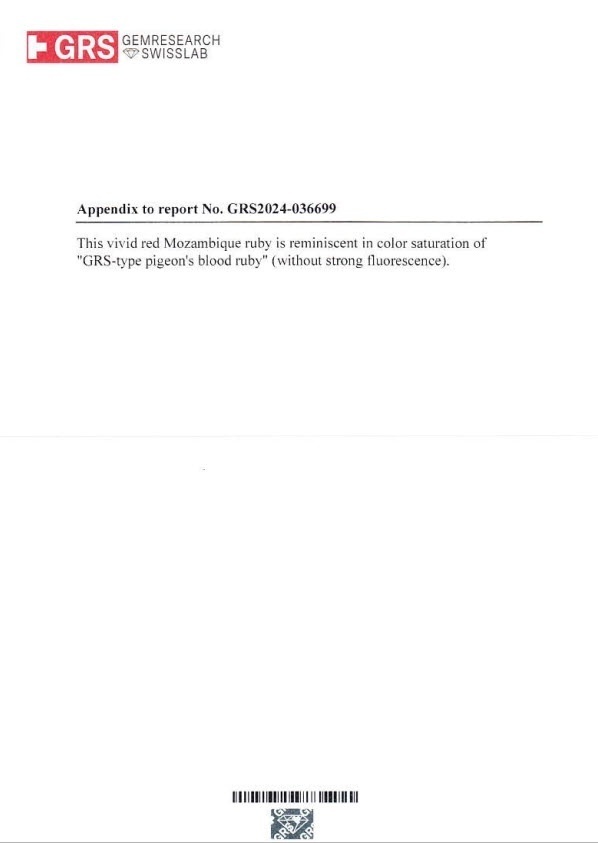 3.02 Ct. Ruby from Mozambique