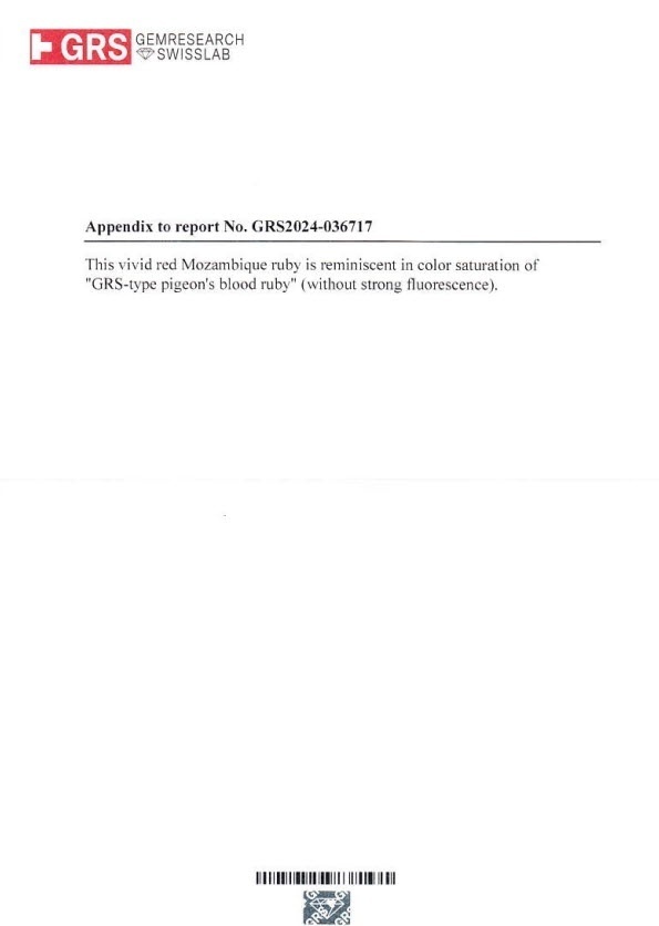 2.03 Ct. Ruby from Mozambique