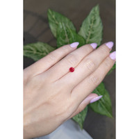 0.66 Ct. Ruby from Mozambique Life Style