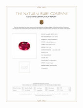0.36 Ct. Ruby from Mozambique Scan Report