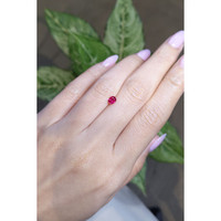 0.37 Ct. Ruby from Mozambique Life Style