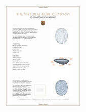 0.43 Ct. Ruby from Mozambique 3 D Scan Report