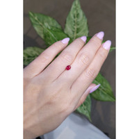 0.45 Ct. Ruby from Mozambique Life Style