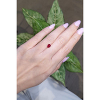 0.66 Ct. Ruby from Mozambique Life Style