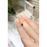 0.67 Ct. Ruby from Mozambique Life Style