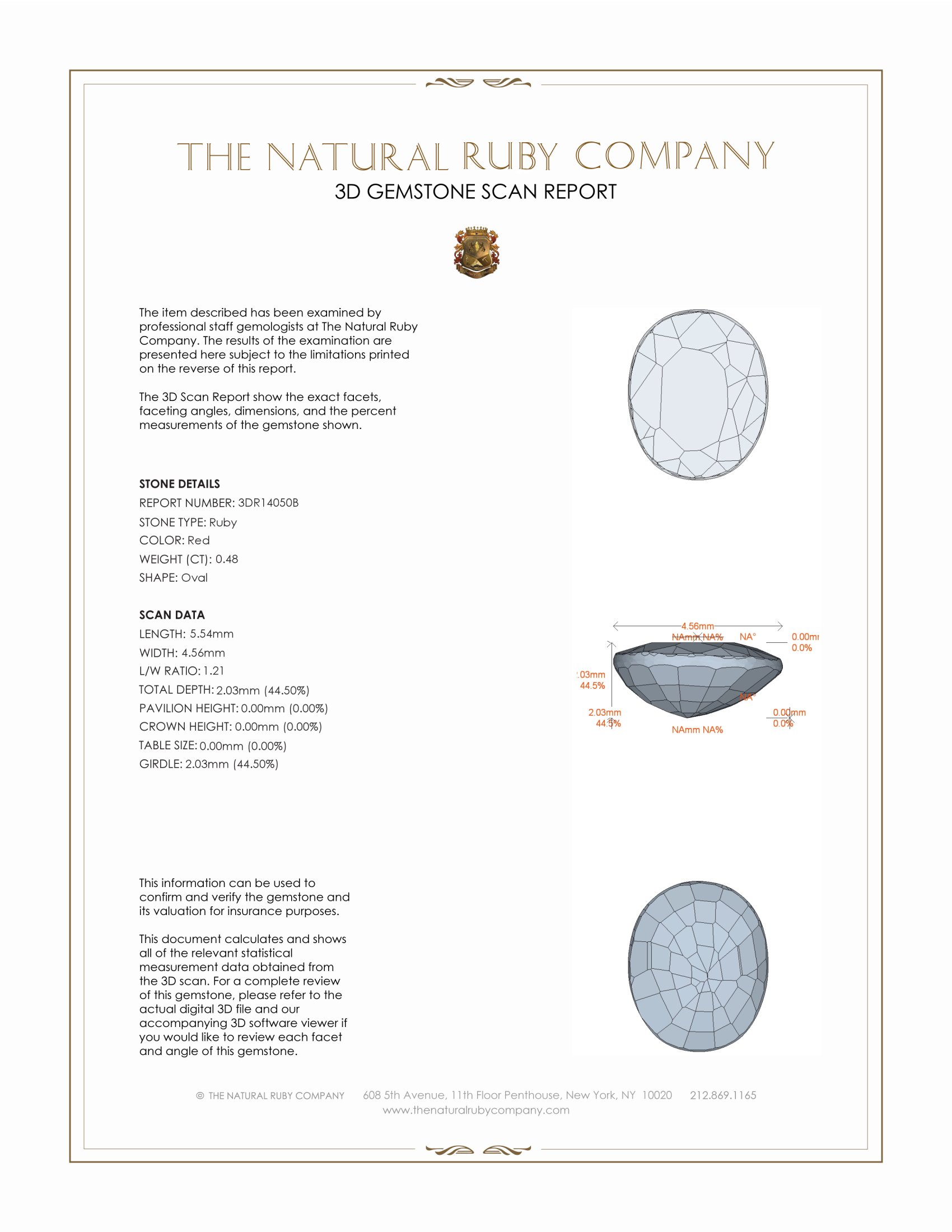 0.48 Ct. Ruby from Mozambique