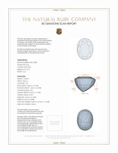 0.52 Ct. Ruby from Mozambique 3 D Scan Report
