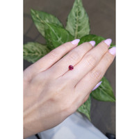 0.62 Ct. Ruby from Mozambique Life Style