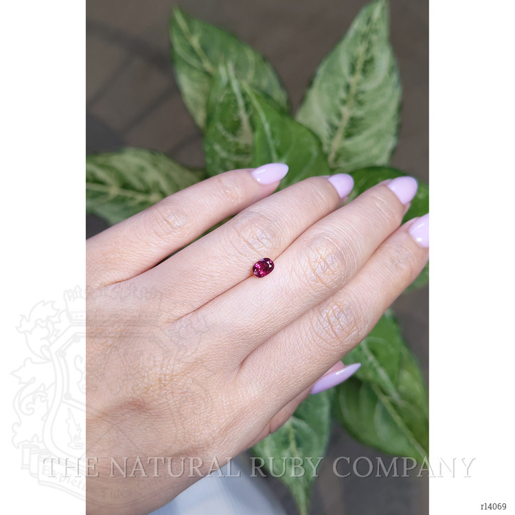 0.64 Ct. Ruby from Mozambique
