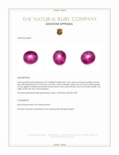 5.02 Ct. Star Ruby from Mozambique Appraisal