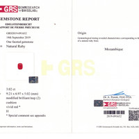 3.02 Ct. Ruby from Mozambique Scan Report