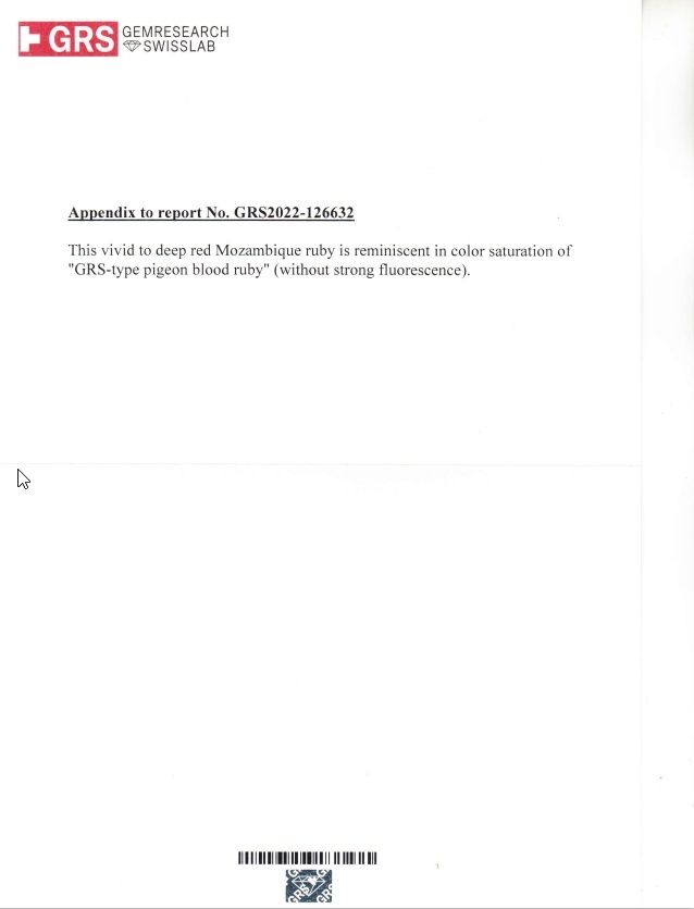 4.10 Ct. Ruby from Mozambique