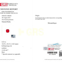 4.23 Ct. Ruby from Mozambique Scan Report