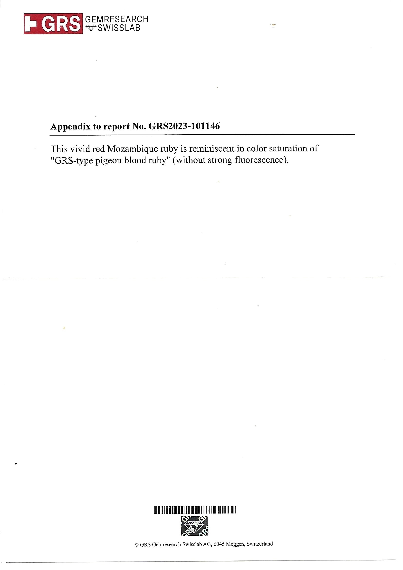 3.12 Ct. Ruby from Mozambique