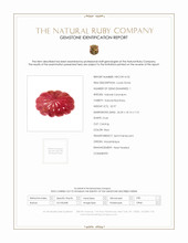 32.97 Ct. Ruby from Mozambique Scan Report