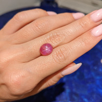 5.54 Ct. Star Ruby from Mozambique Life Style