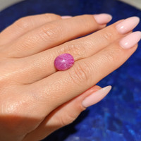 6.62 Ct. Star Ruby from Mozambique Life Style