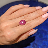 5.80 Ct. Star Ruby from Mozambique Life Style
