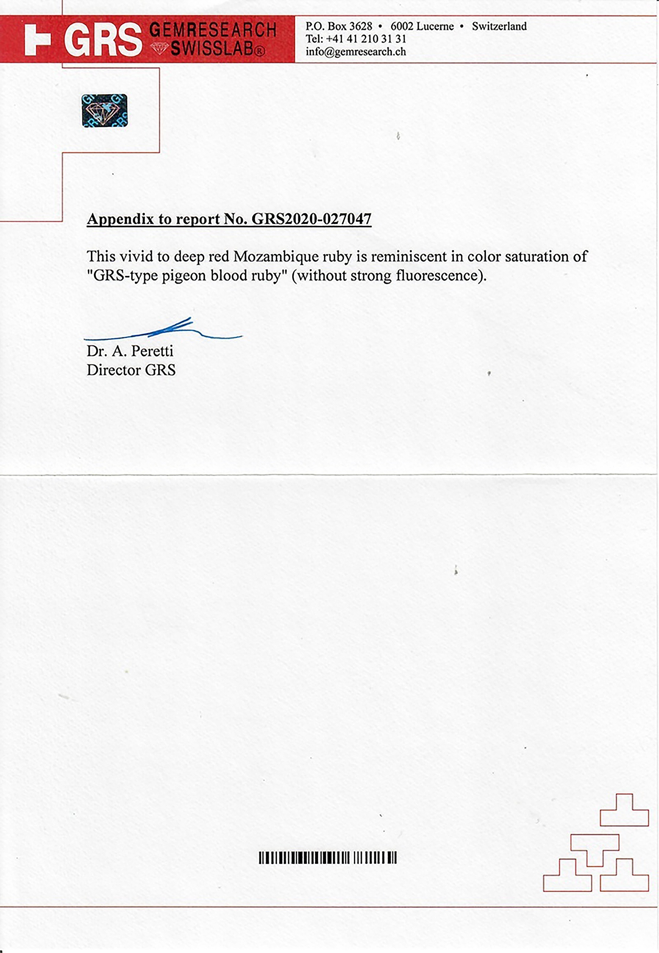 2.32 Ct. Ruby from Mozambique