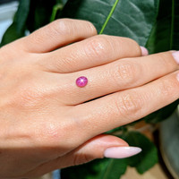 0.94 Ct. Star Ruby from Mozambique Life Style