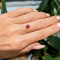 1.00 Ct. Star Ruby from Mozambique Life Style